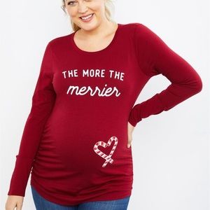 Maternity more the merrier shirt